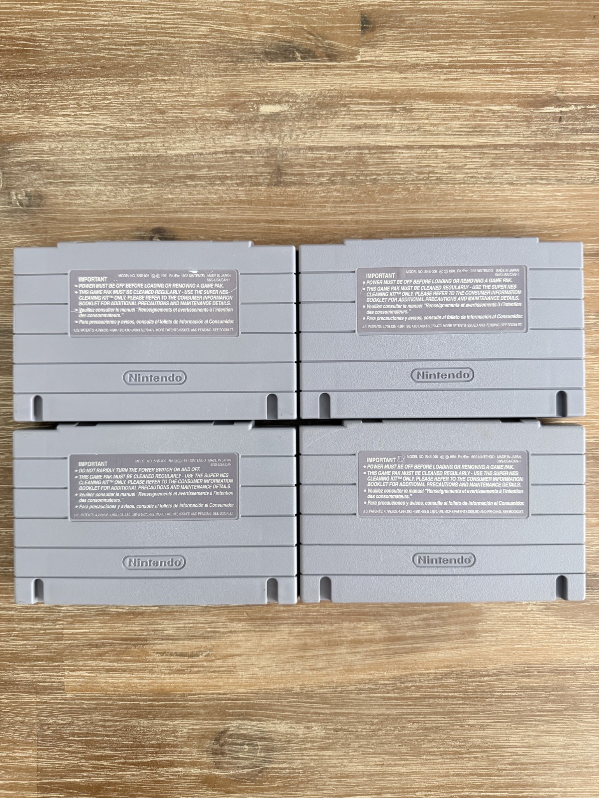 Super NES Console Bundle w/ 2 Controllers + 4 Games (Mega Man & Mario) + Manuals