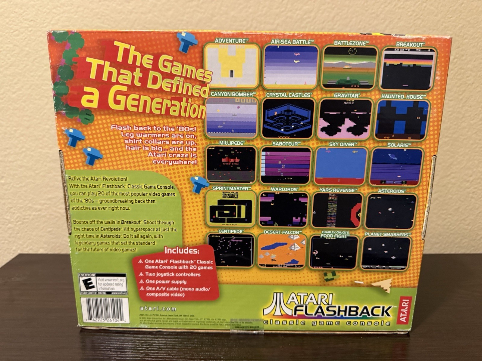ATARI Flashback Classic Game Console | 20-Built-In Games | Brand New Sealed