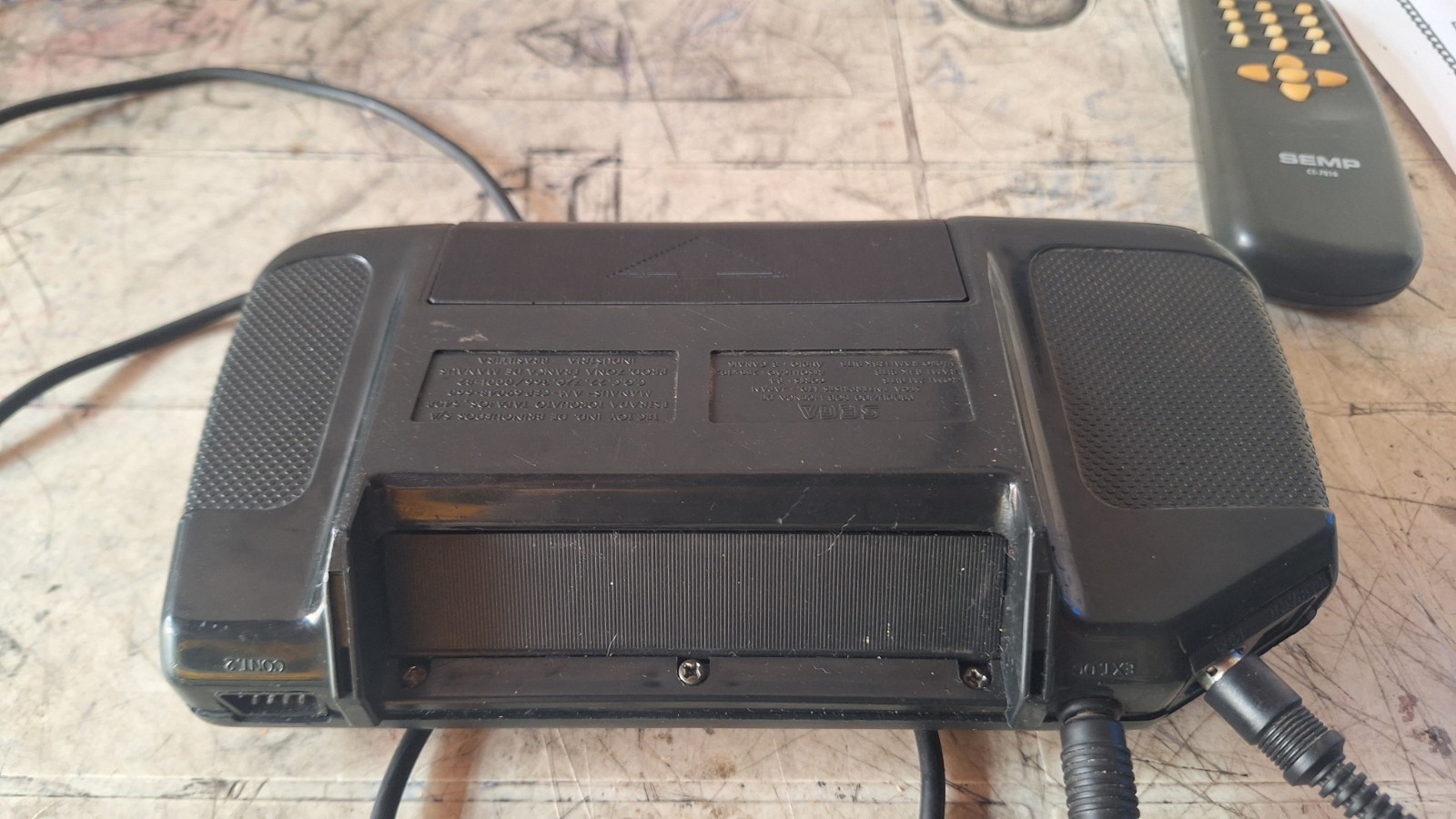 Tec Toy Master System Super Compact TECTOY sonic 1 in memory and slot to cart