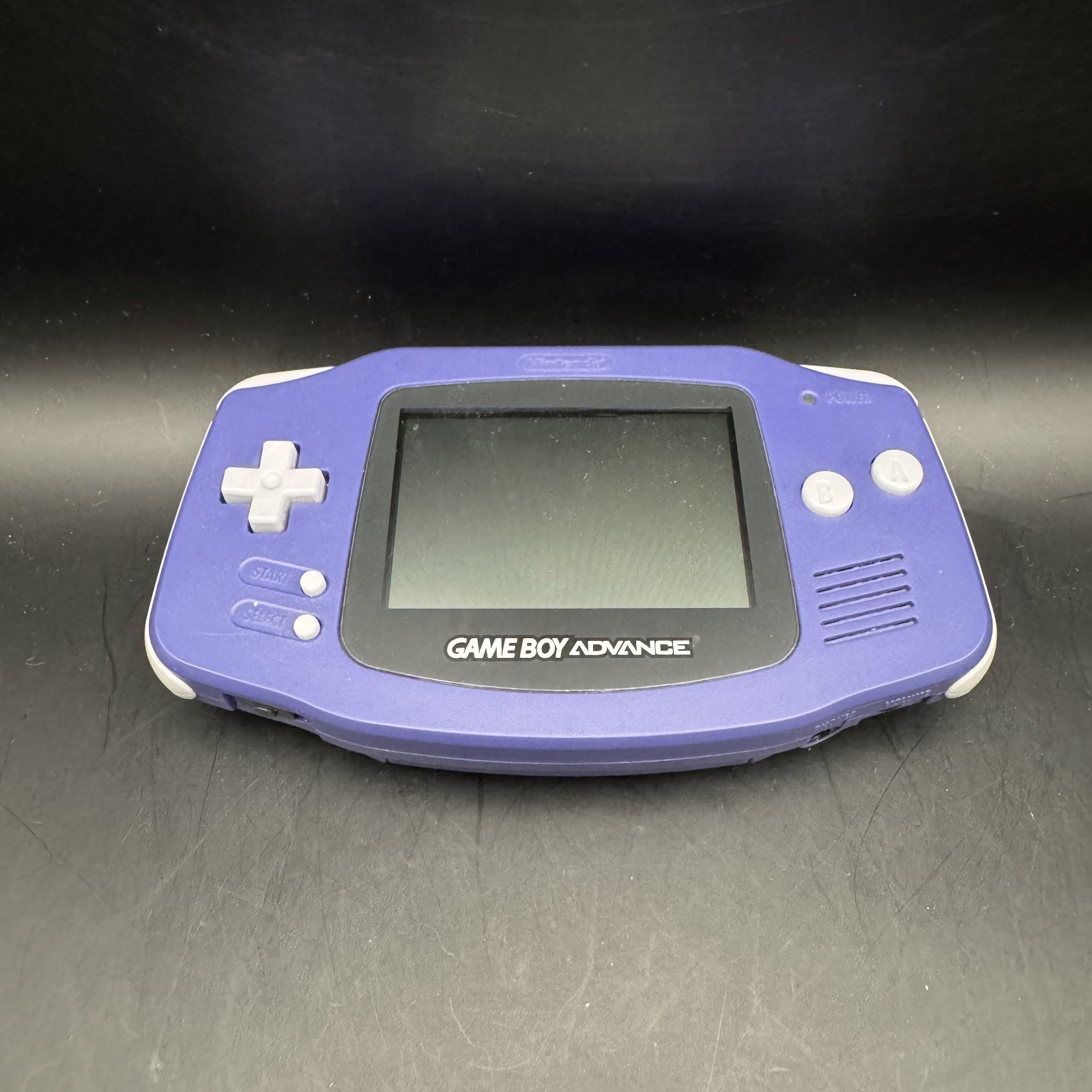 Nintendo Game Boy Advance Indigo Handheld System Console AGB-001 TESTED!