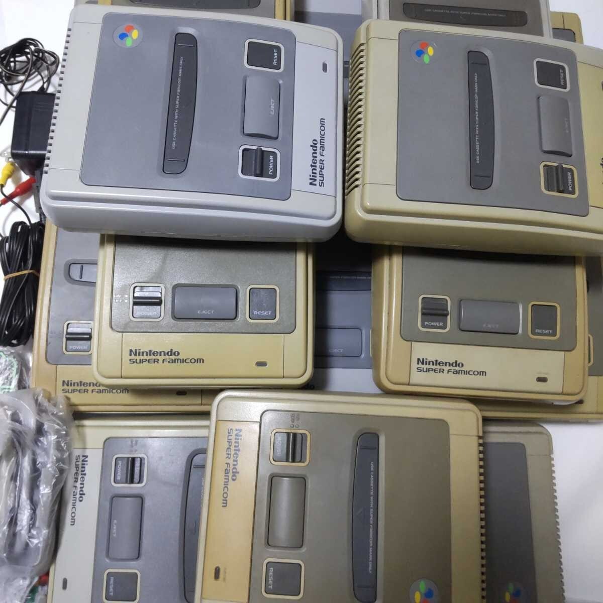 Super Famicom SFC Nintendo Lot of 10 Console Random Games For parts repair
