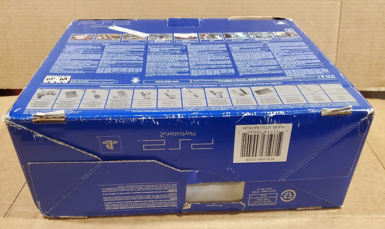 Sony Playstation 2 PS2 Console Black in Box