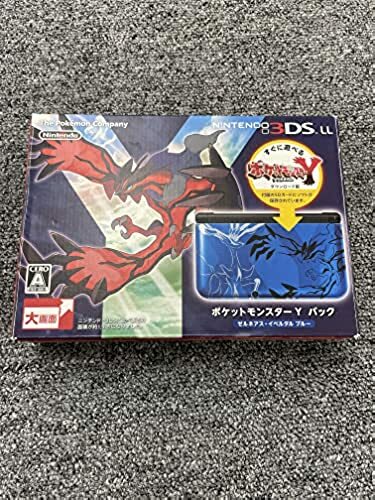 3DS LL XL Pokemon X Pack Xerneas Yveltal Blue Japan model box set
