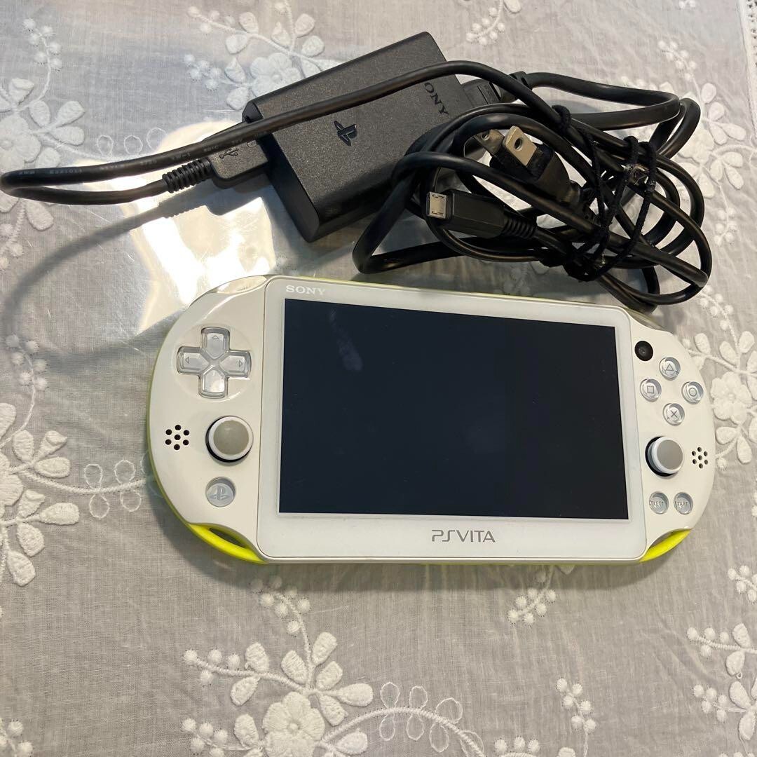 SONY PS Vita Wi-Fi model PCH-2000 ZA13 Console Lime Green White color from Japan