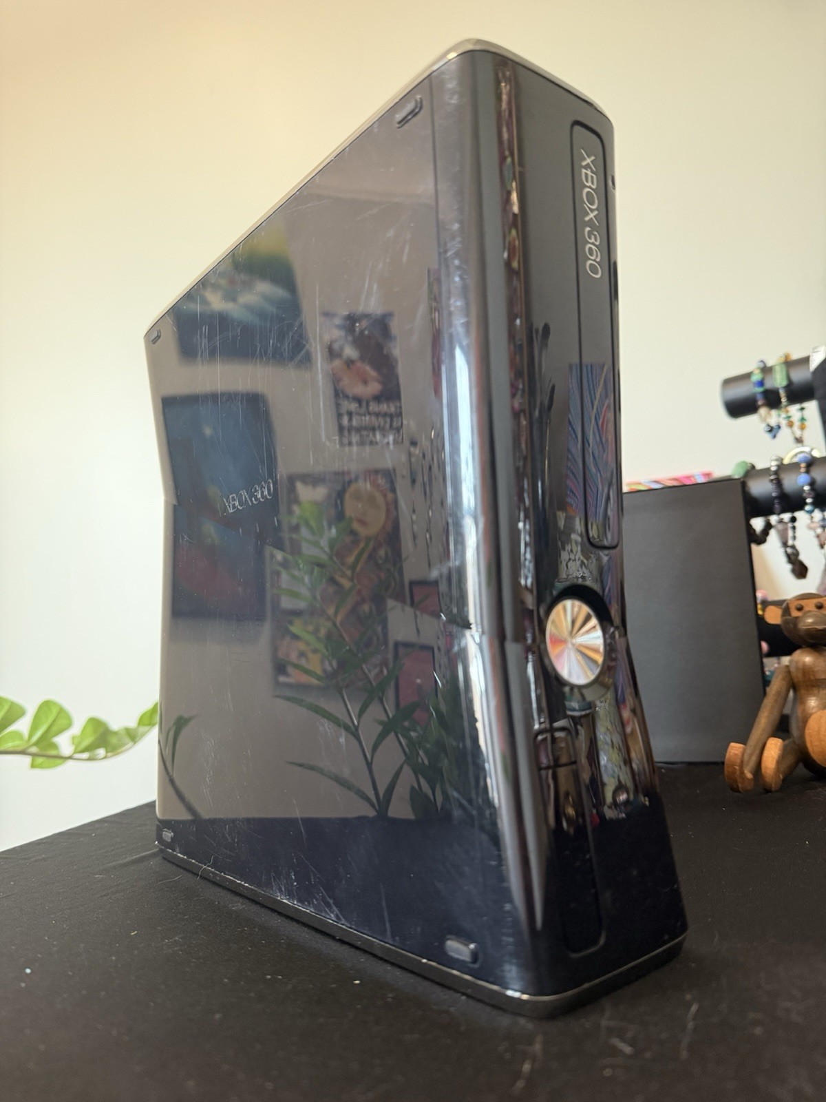 Microsoft Xbox 360 Slim Bundle 2 Controllers & 2 Games Included