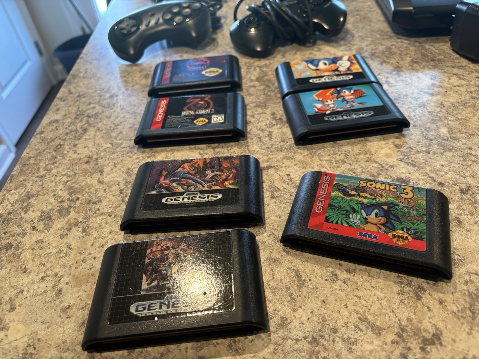 2x Tested & Working Model 2 Sega Genesis’ Cleaned With Authentic Games