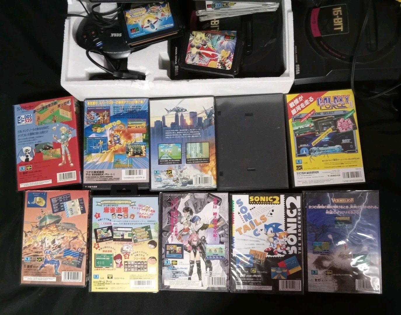Sega Mega Drive Bulk Lot System Console Controller Games (READ DESCRIPTION)