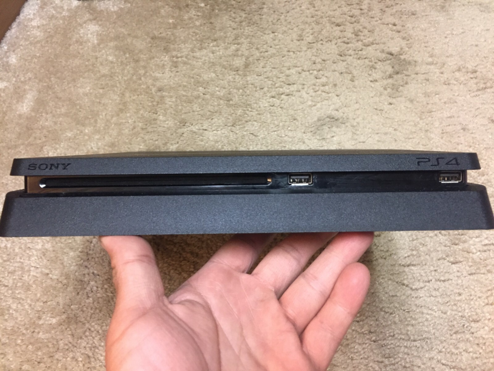 Sony PlayStation 4 (PS4) 1TB Slim Console CUH-2215B Controller Few Months Old!