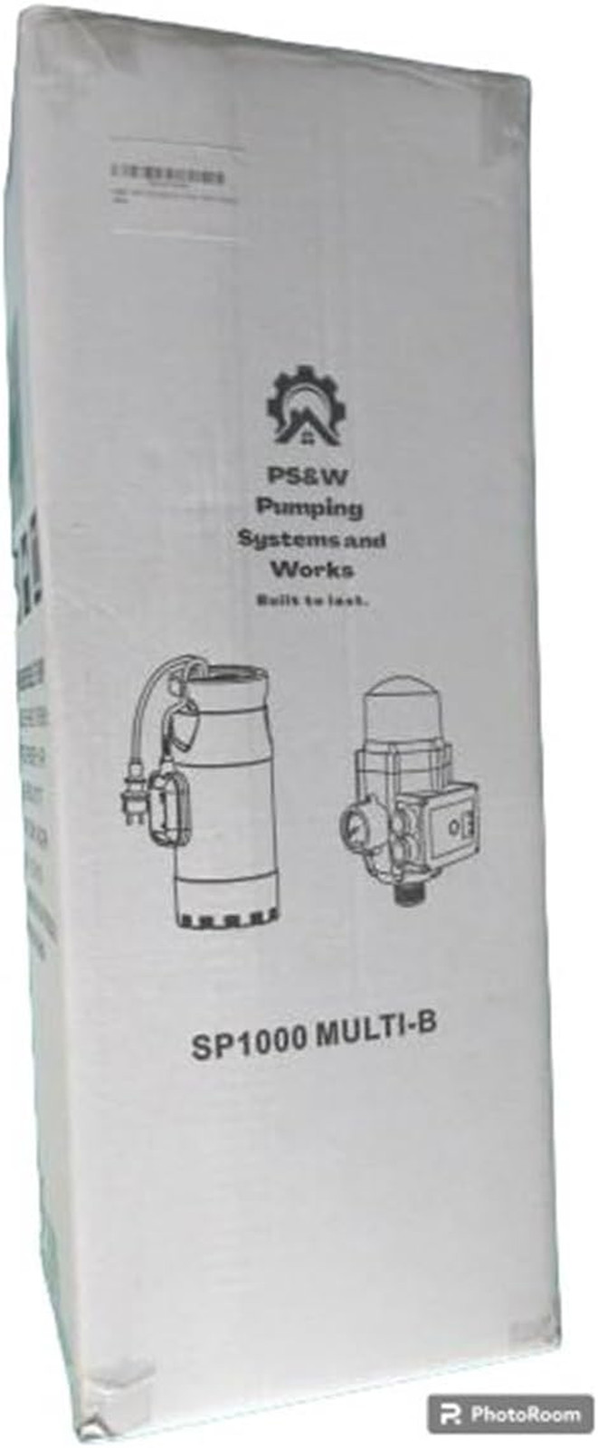 PS&W 1.4HP/110V Submersible Shallow Well Automatic Pump System up to 60 PSI/1200