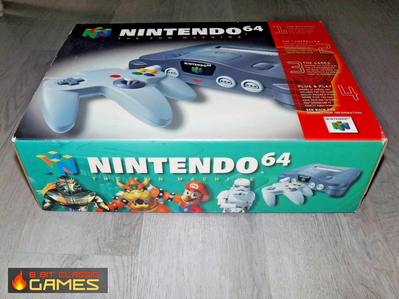 Original Nintendo 64 System Bundle in BOX – FAST SHIPPING! 618A