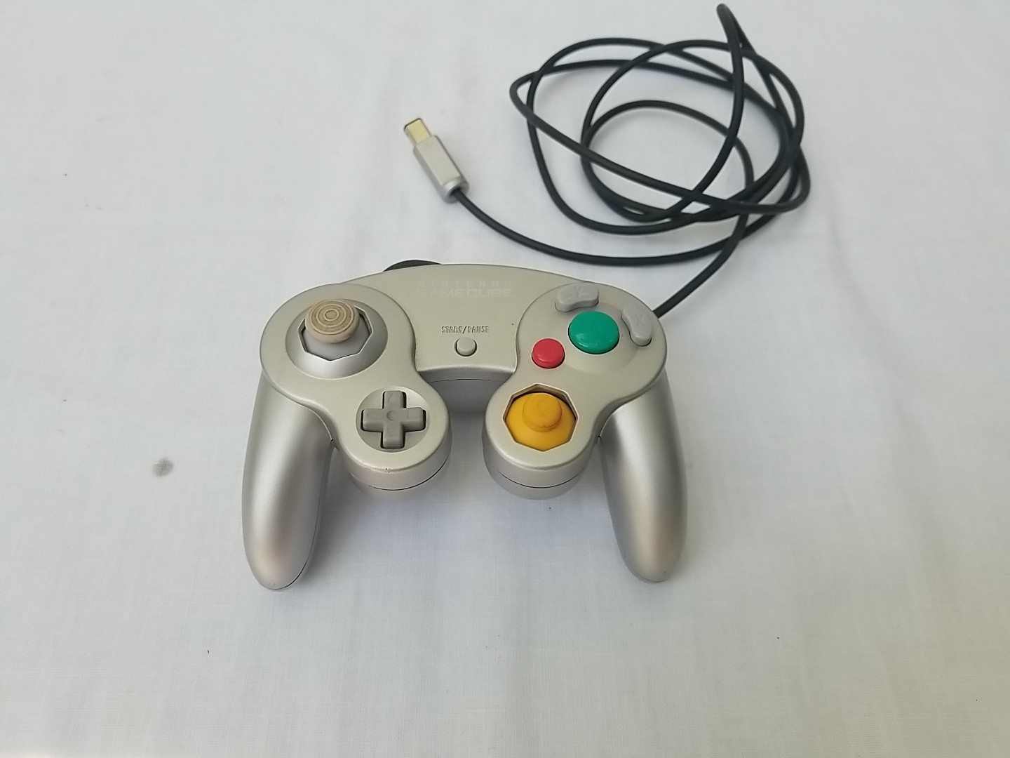 Nintendo Silver Gamecube Console DOL-101 And One Controller DOL-003, UNTESTED