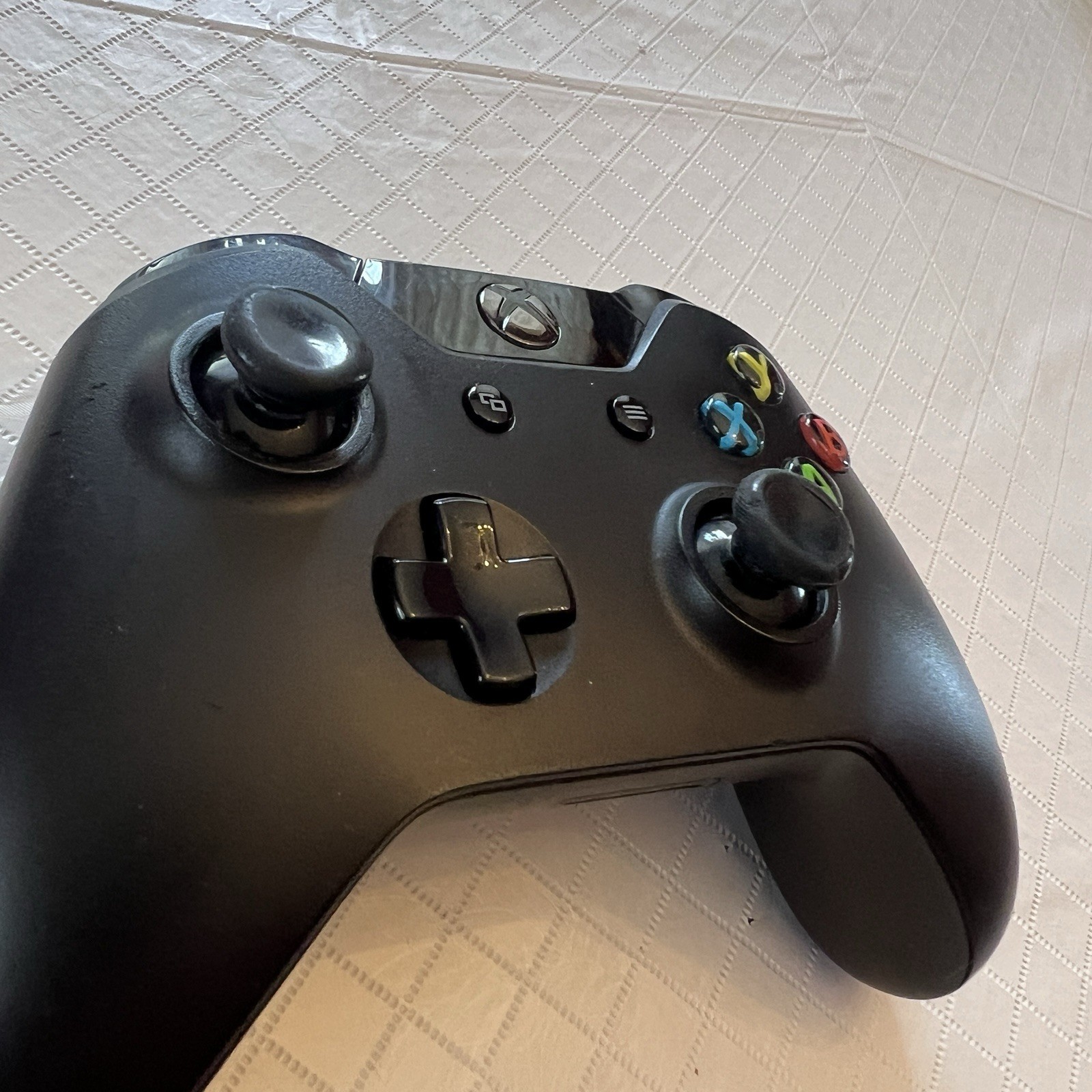 Microsoft Xbox One Black 500GB 1540 Bundle Power Cord + Controller 1537 Tested