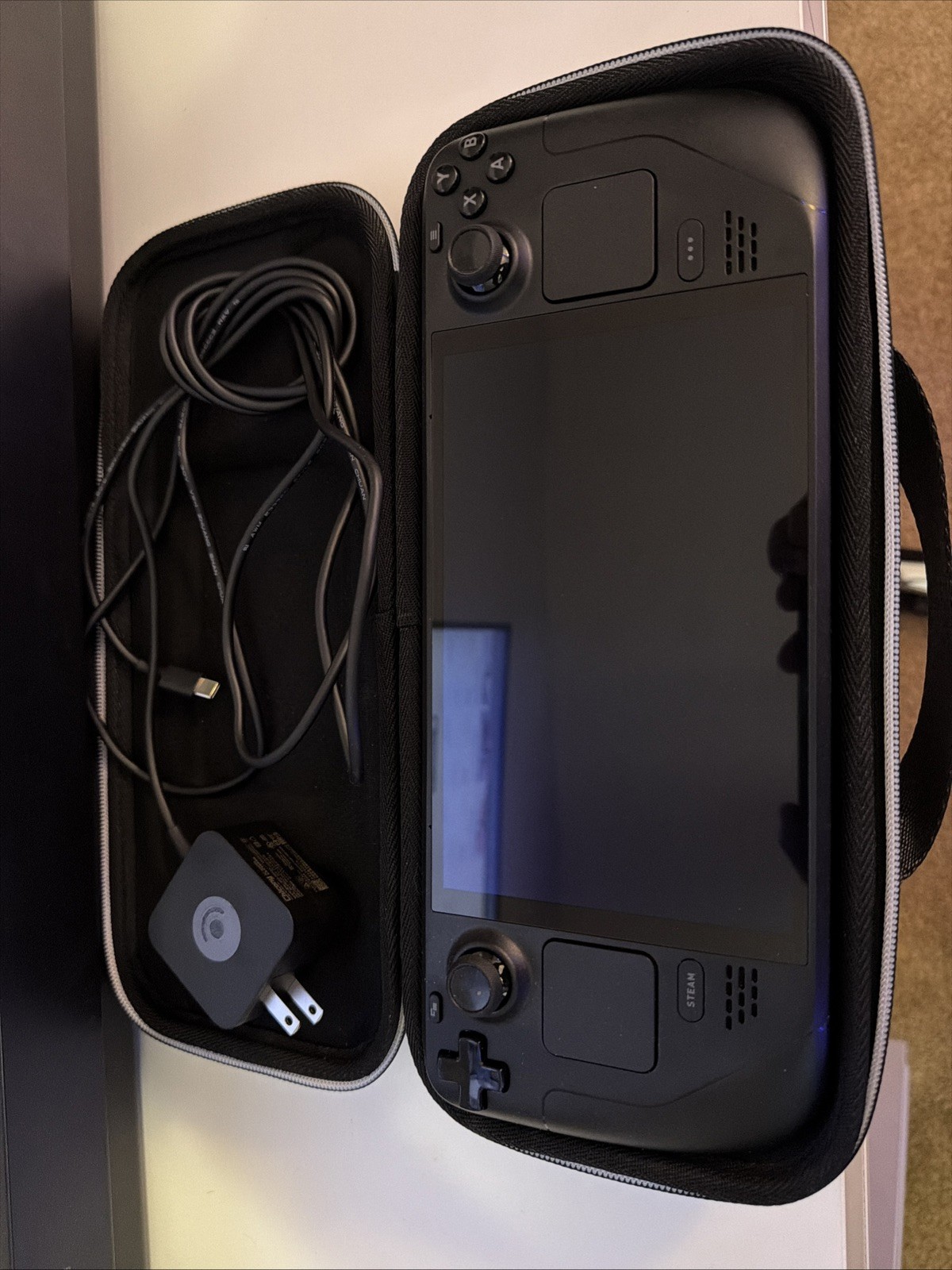 Valve Steam Deck OLED Handheld Console 512GB – Excellent w/ Case + Charger