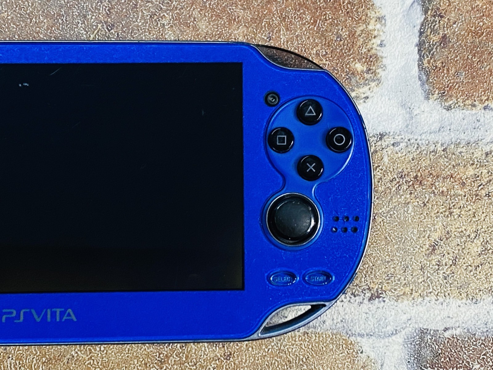 SONY PS Vita PCH-1000 Sapphire Blue ZA04 Playstation Charger 8GB Tested No.2D P