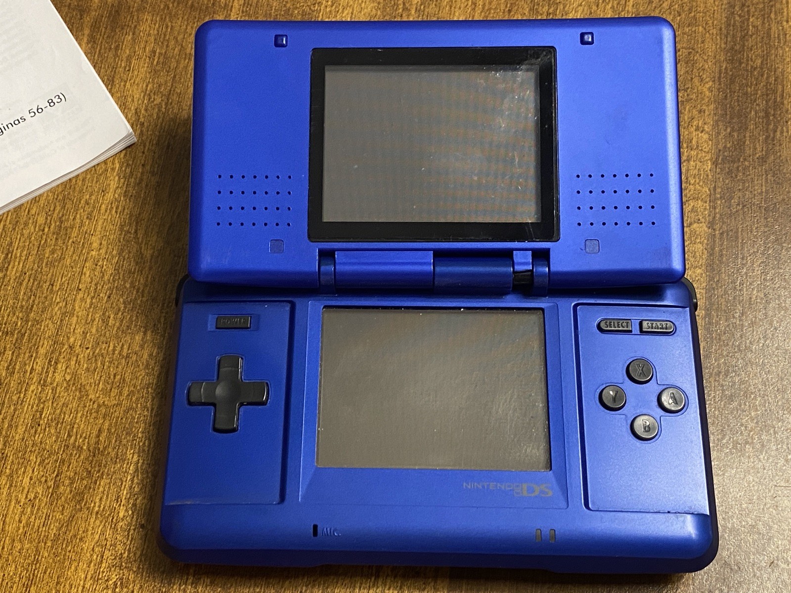 Used – Nintendo DS Launch Electric Blue Console NTR-001 – Complete In box