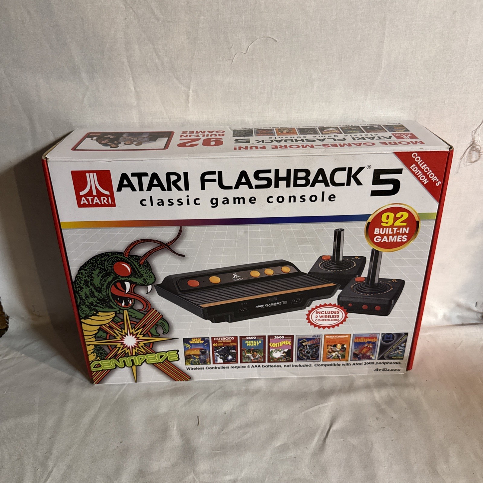 Atari Flashback 5 Classic Game Console 92 Built-in Games – Missing Controller