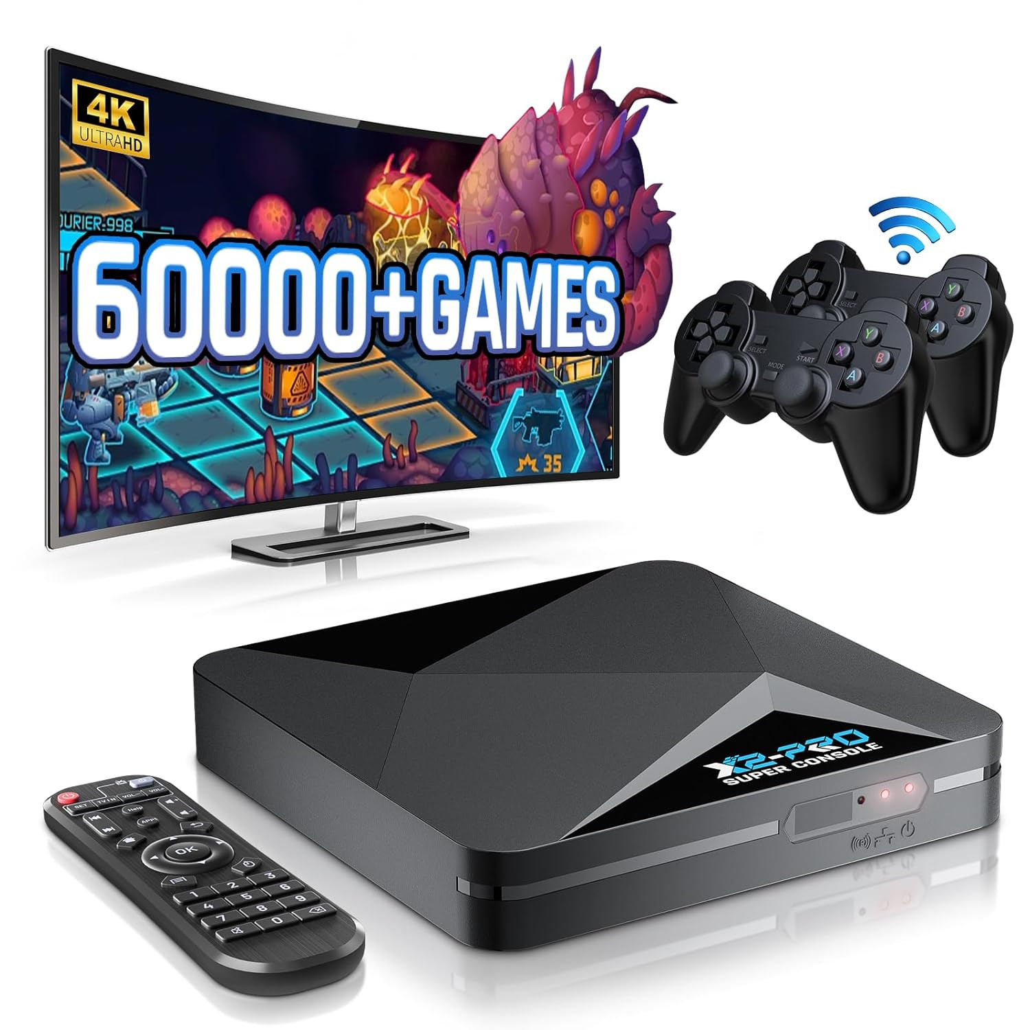 2025 Super Console X2 Pro Pre-Installed 65,000+ Classic Games,Retro Game Console
