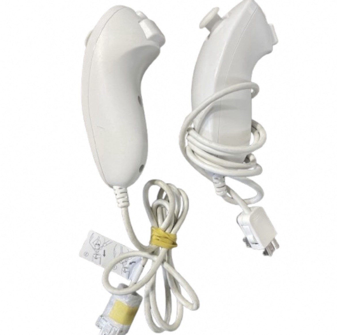 Nintendo Wii Console Bundle Lot Controllers Cables Manuals Wheel Tested (READ)