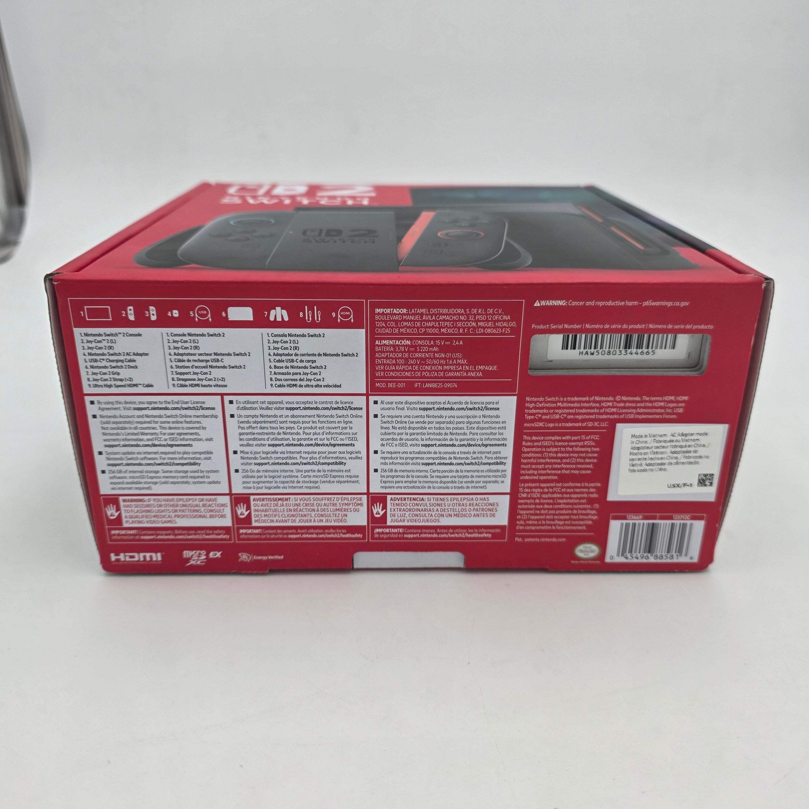 Nintendo Switch 2 BEE‑001 Black