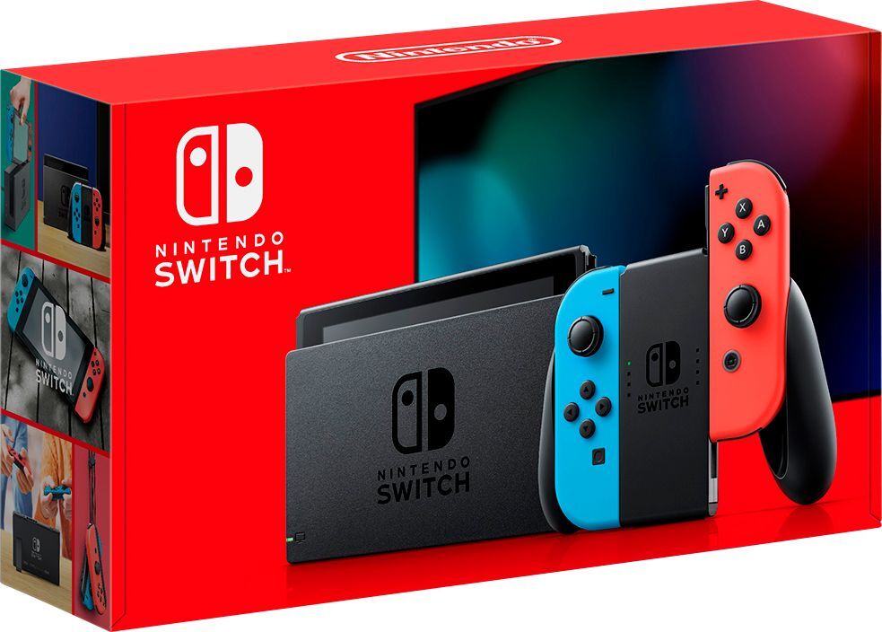 Nintendo Switch 32GB w/ Neon Blue & Red Joy-Handles / Console