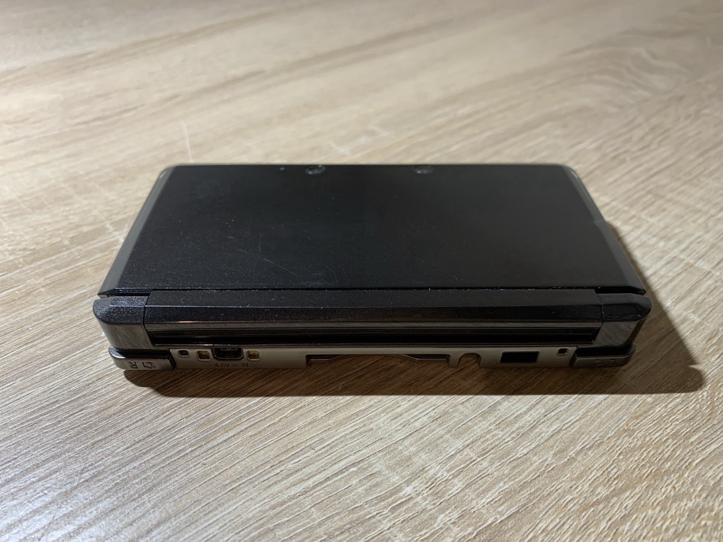 0802 Nintendo 3DS Cosmo Black Good TESTED