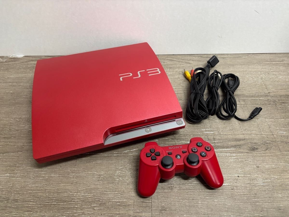 SONY PlayStation 3 PS3 (320GB) Scarlet Red Model (CECH-3000BSR) Used