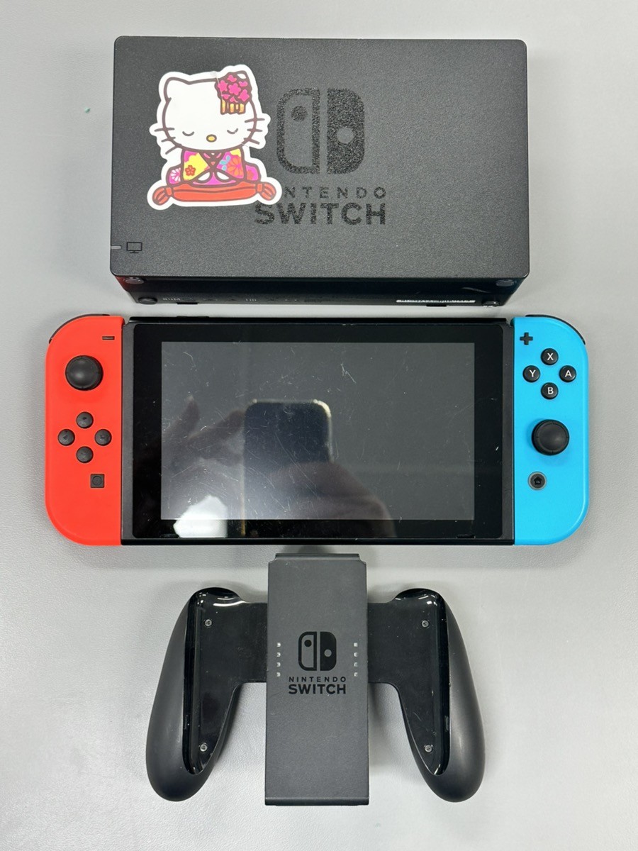 Nintendo Switch with Neon Blue/Red Joy-Con – HAC-001 (PD1123679)