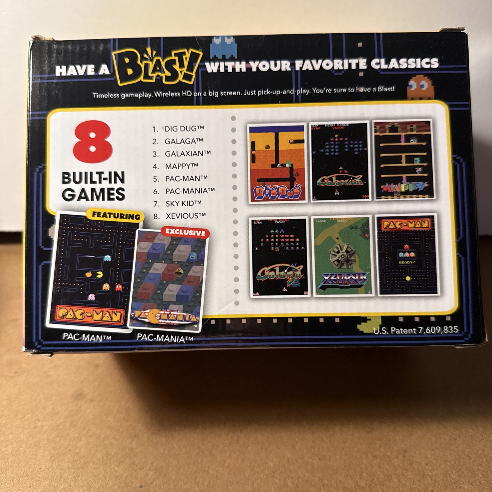 ATARI NAMCO Flashback Blast SEALED! AtGames HDMI 8 Games*Pac-Man*Dig Dug*Galaga 