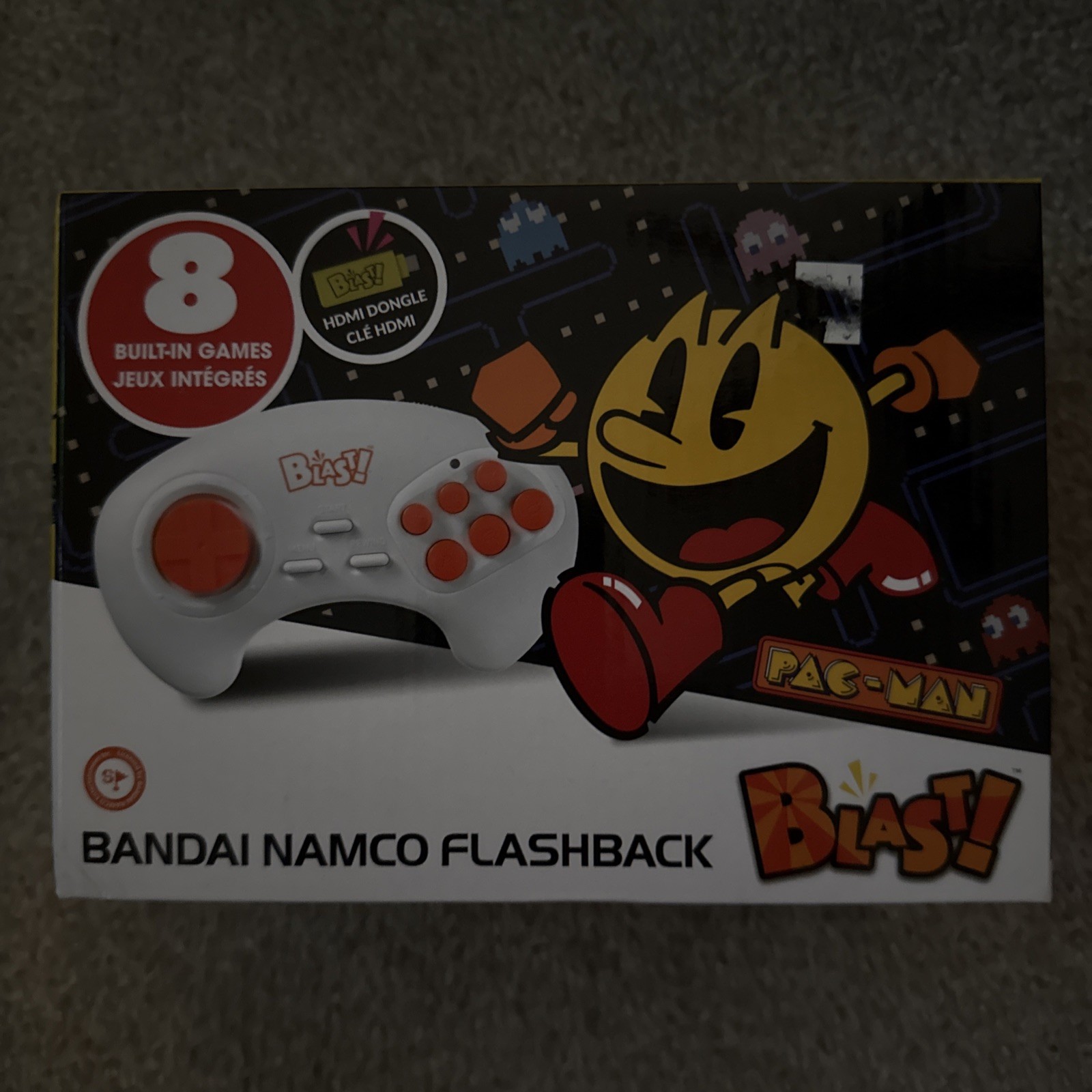 BLAST Bandai Namco Flashback 8 Video Game Console Pac-Man Dig Dug Galaga