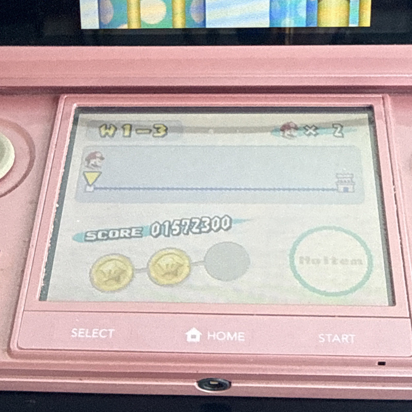 Nintendo 3DS Pearl Pink Handheld System Tested Working No Games No Charger READ