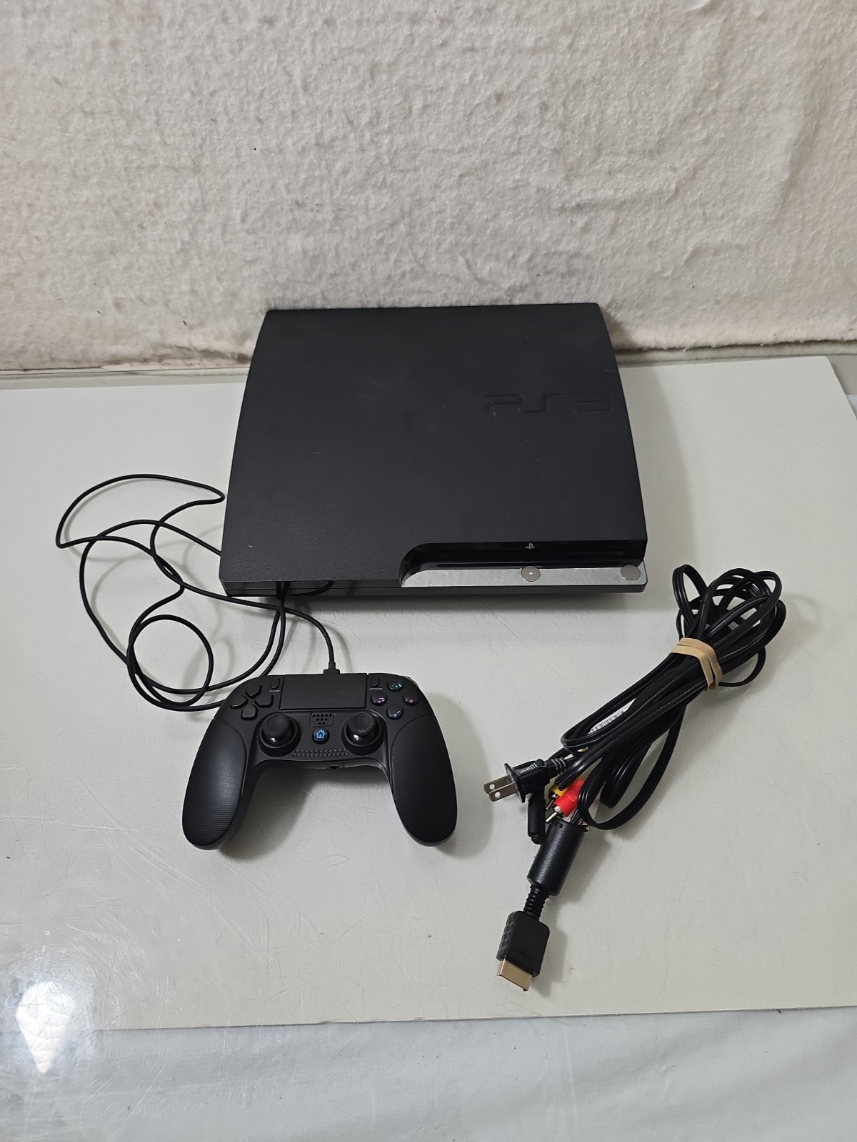Sony PlayStation 3 Slim CECH-2501A 160GB Black Console w/ Cables Controller