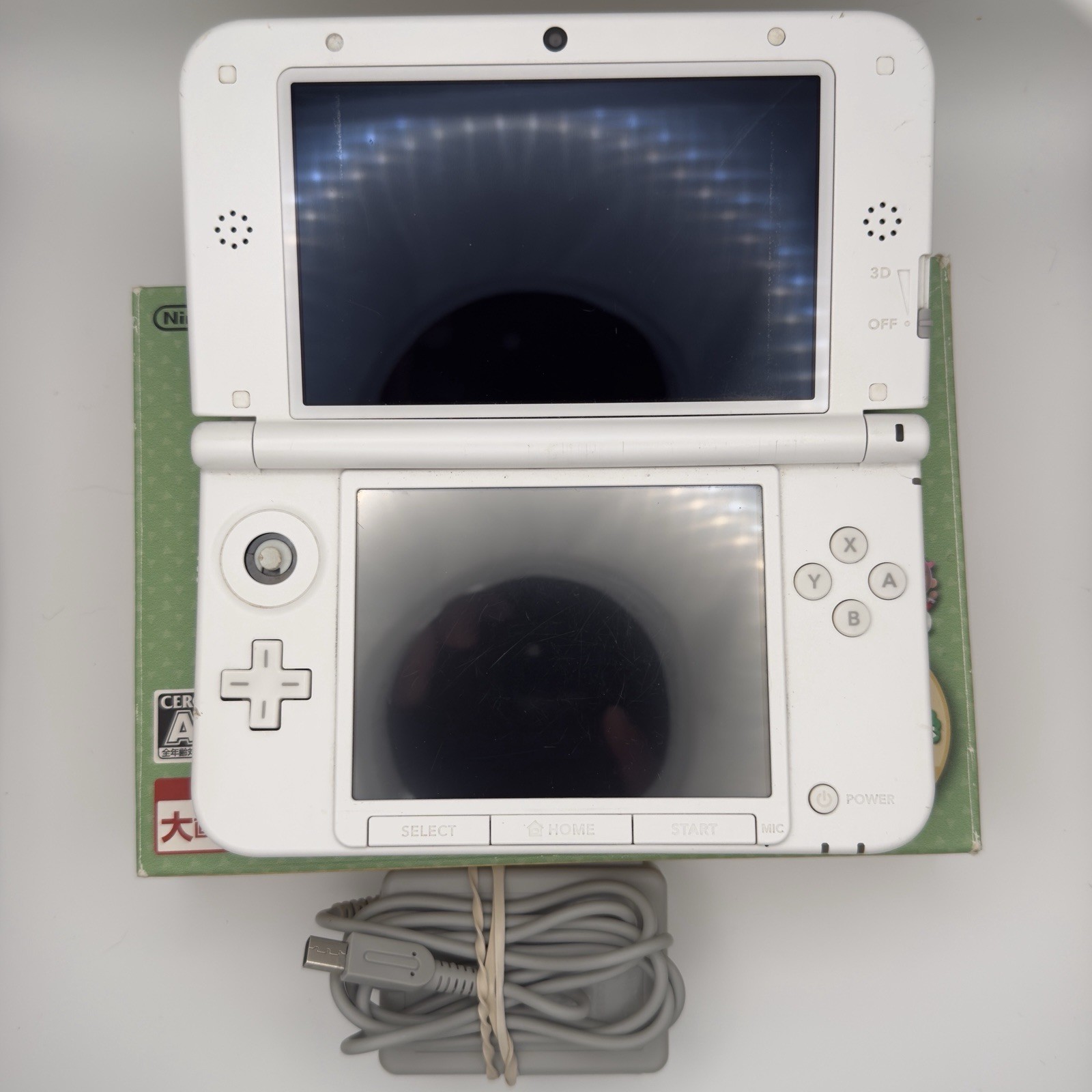 Nintendo 3DS XL LL Animal Crossing New Leaf Console Japanese W/Box & Charger USA