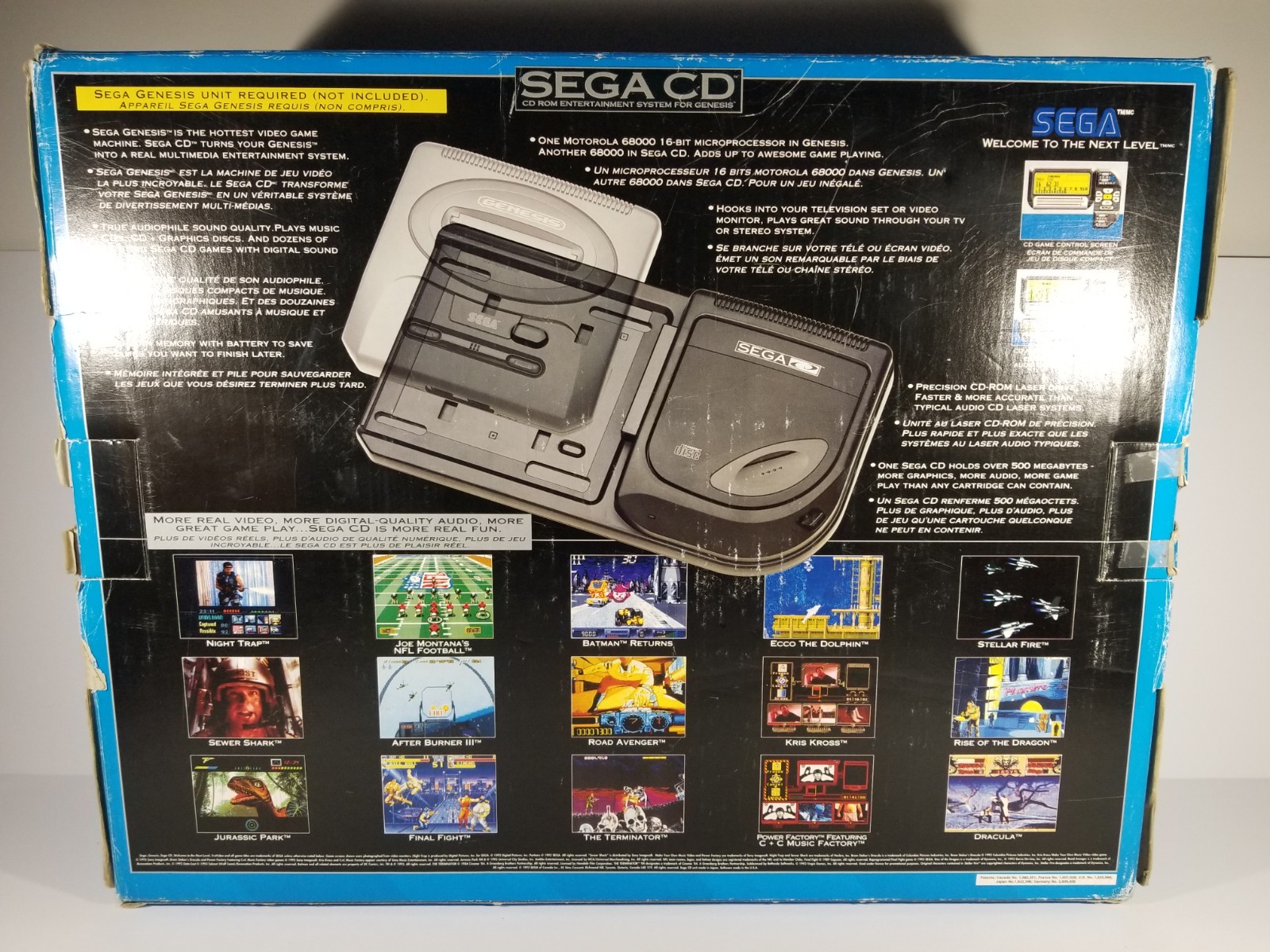¤ Sega CD Console System Bonus Offer Bundle Variant ¤ W/ Box 2 Controllers Games