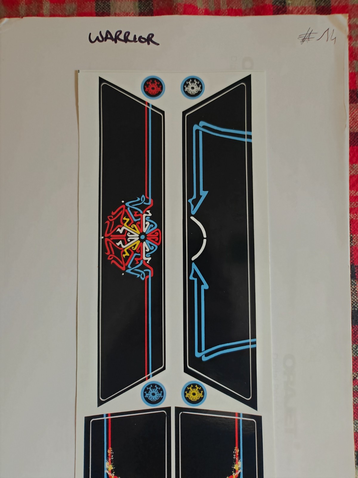 Vectrex Console VectrexWraps Warrior 1st Edition #14/35 Limited Wrap Rare 2014