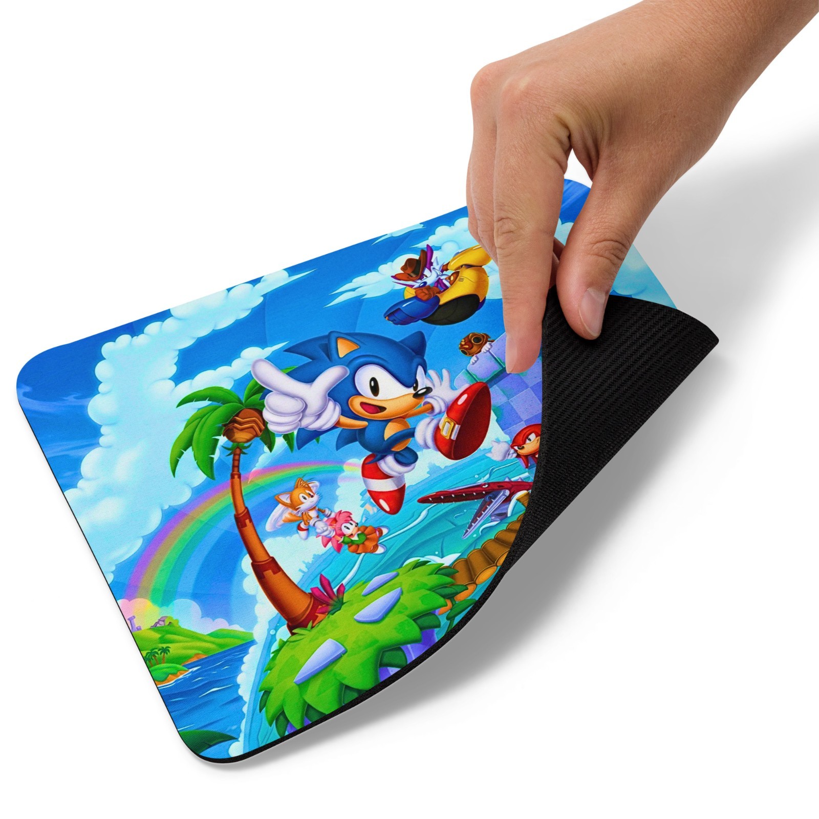 SONIC THE HEDGEHOG – SEGA Master System Mouse Pad – Pixel Style Vintage 8-Bit