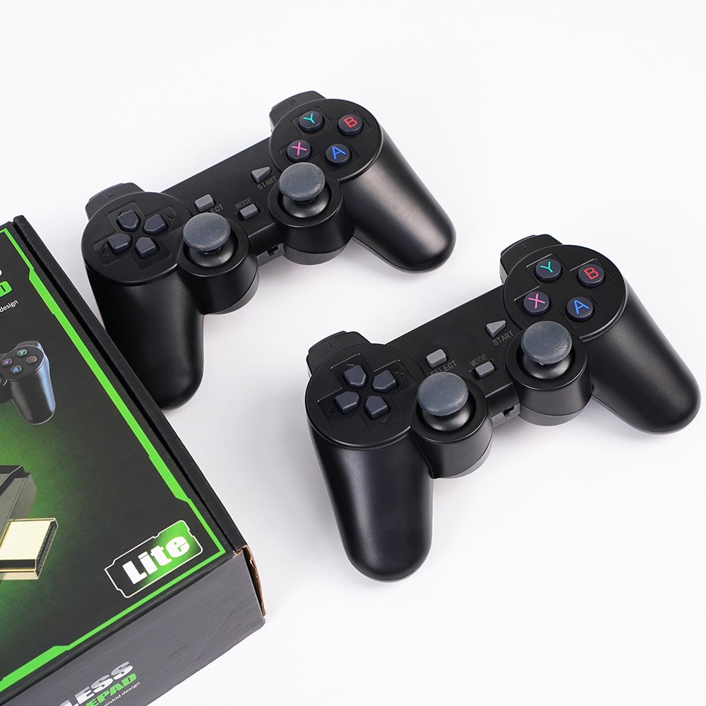 4K 64G HDMI TV Video Game Stick M8 Gaming Console Gamepad 2 Wireless Controller