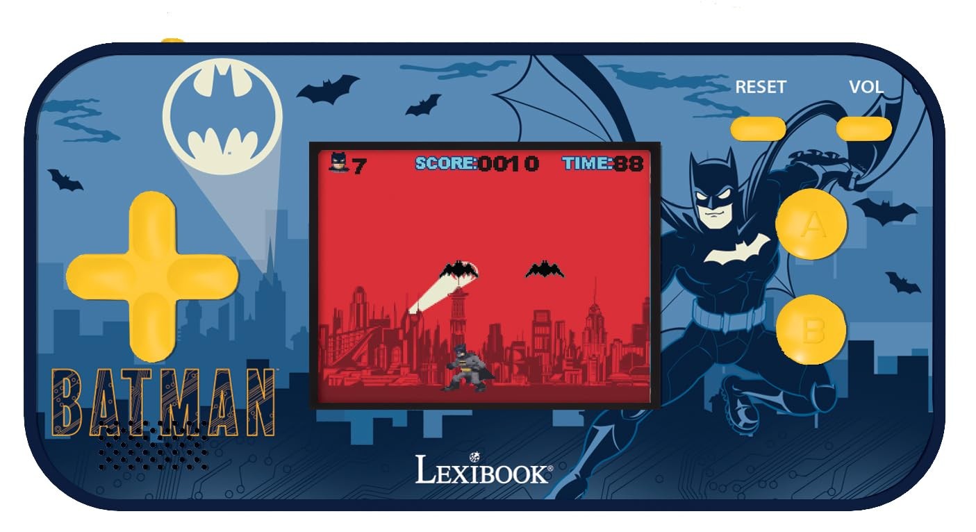 Lexibook – Batman – Compact Cyber Arcade Portable Console, 150 Games, LCD Col…