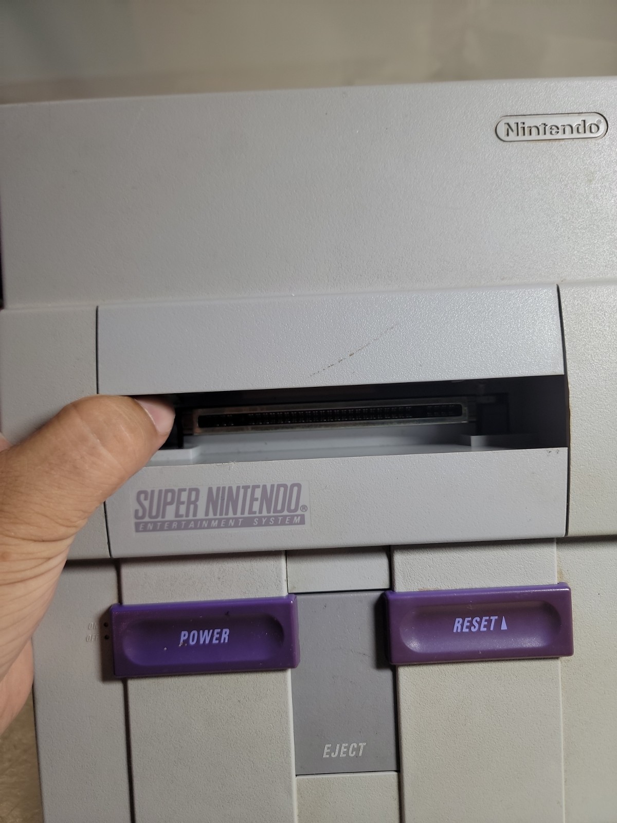 Super Nintendo SNES Console + Cables + Controller Bundle Lot *TESTED* Working