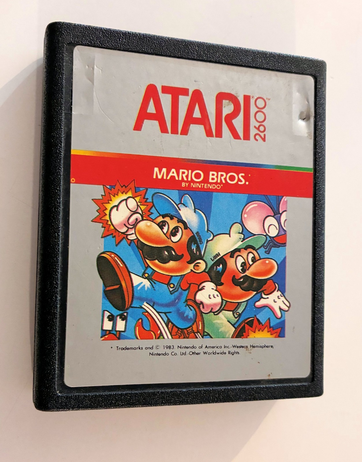 Atari 2600 Mario bros game Cartridge