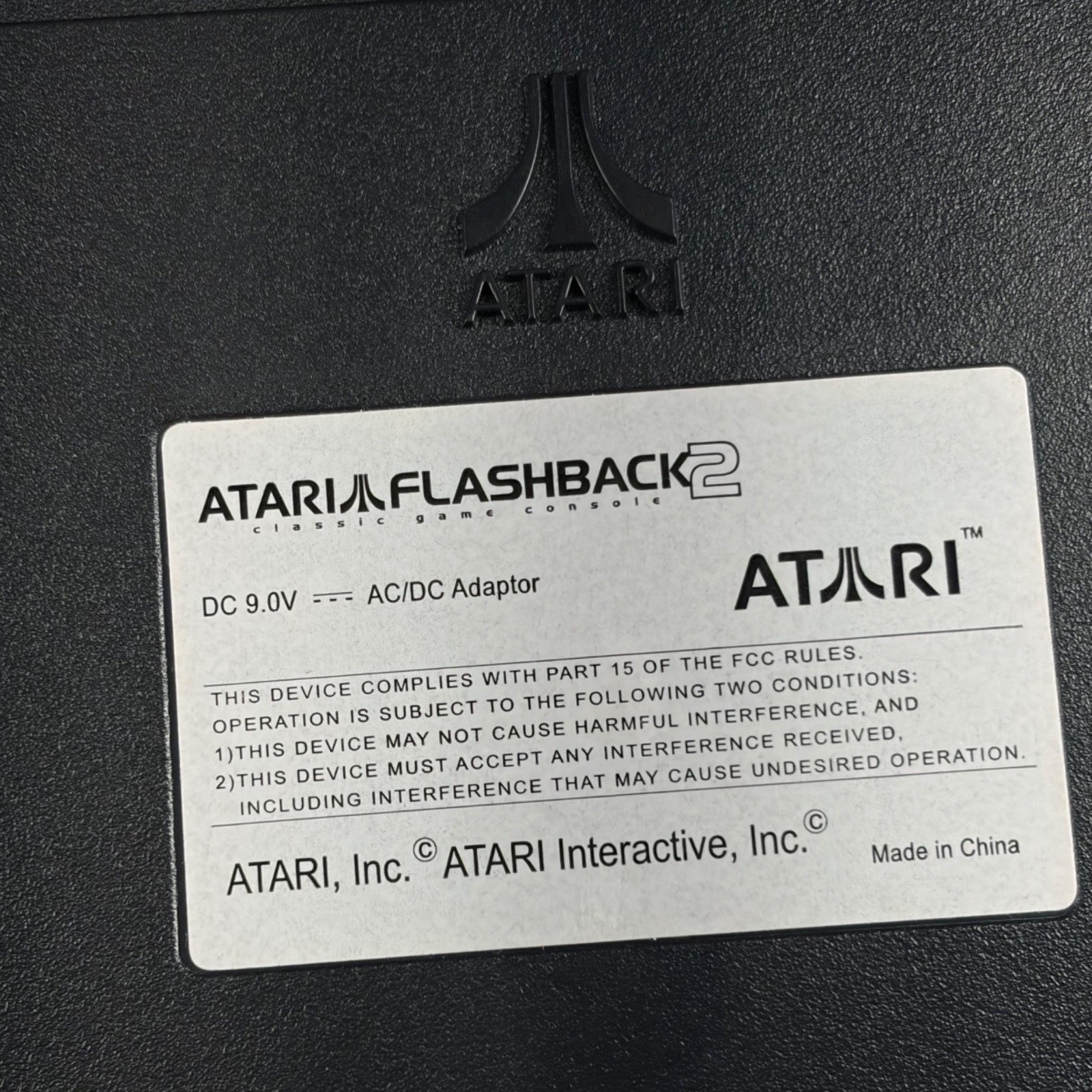 Atari Flashback 2 Classic Console With 2 Joysticks AV Cables Power Adapter