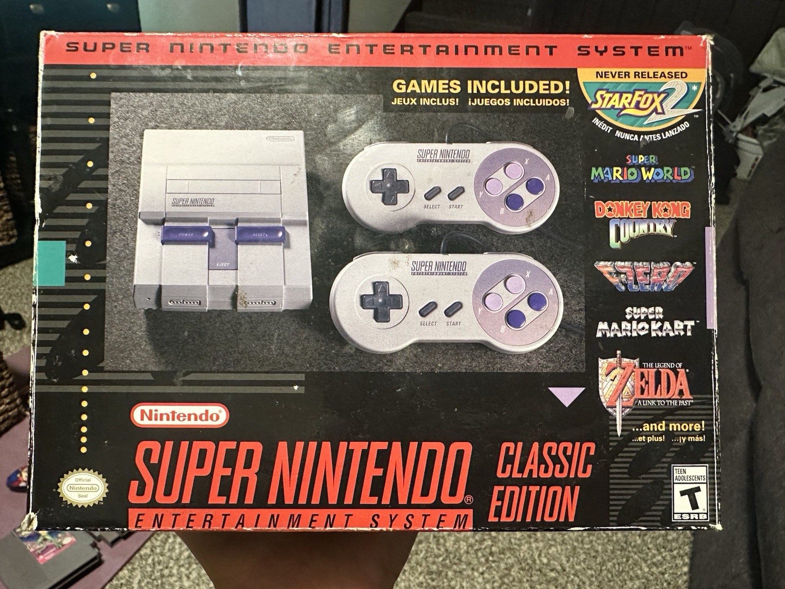 Nintendo Super NES Classic Edition Gaming Console – Grey