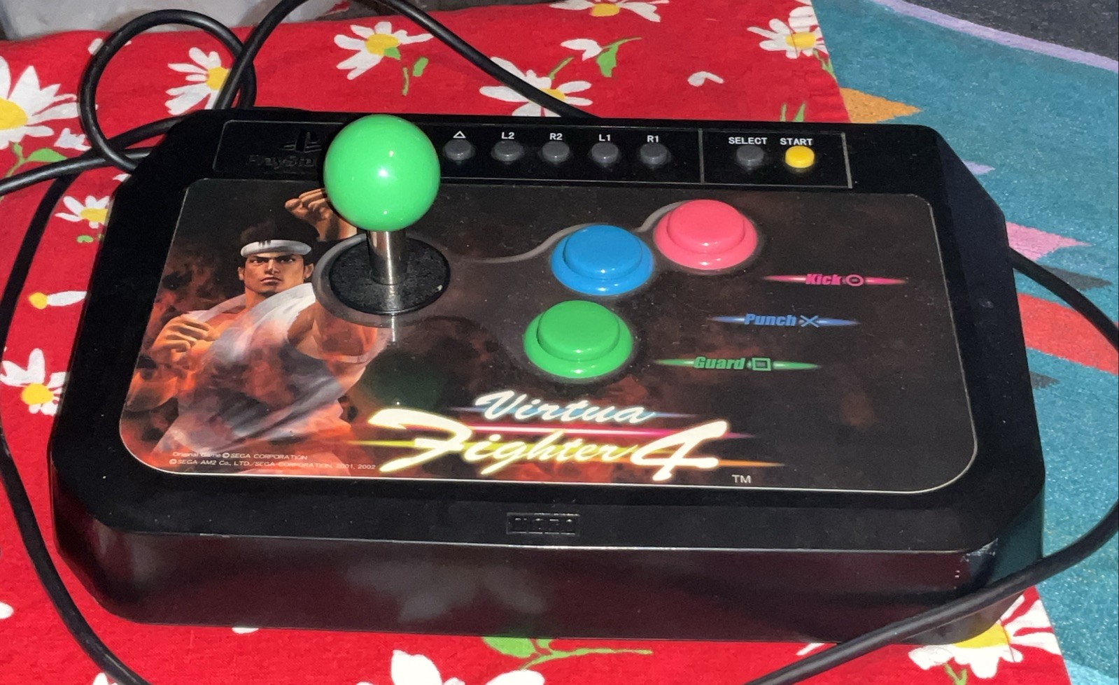 Hori Virtua Fighter 4 Stick Joystick Arcade PS2 PS1 Japan Import USA Shipped