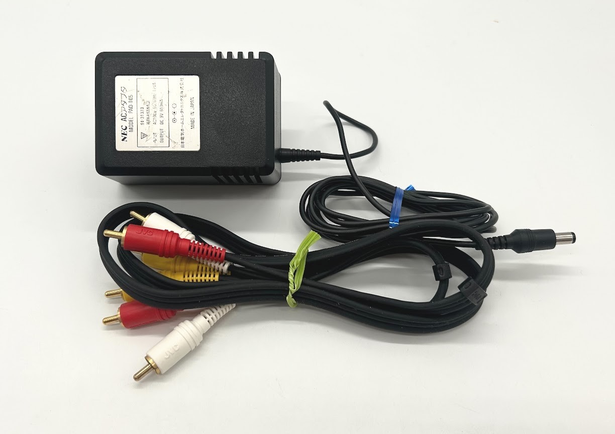 NEC PC Engine Console Tennokoe2(AV cable connector) Controller HUx4 NTSC-J #518