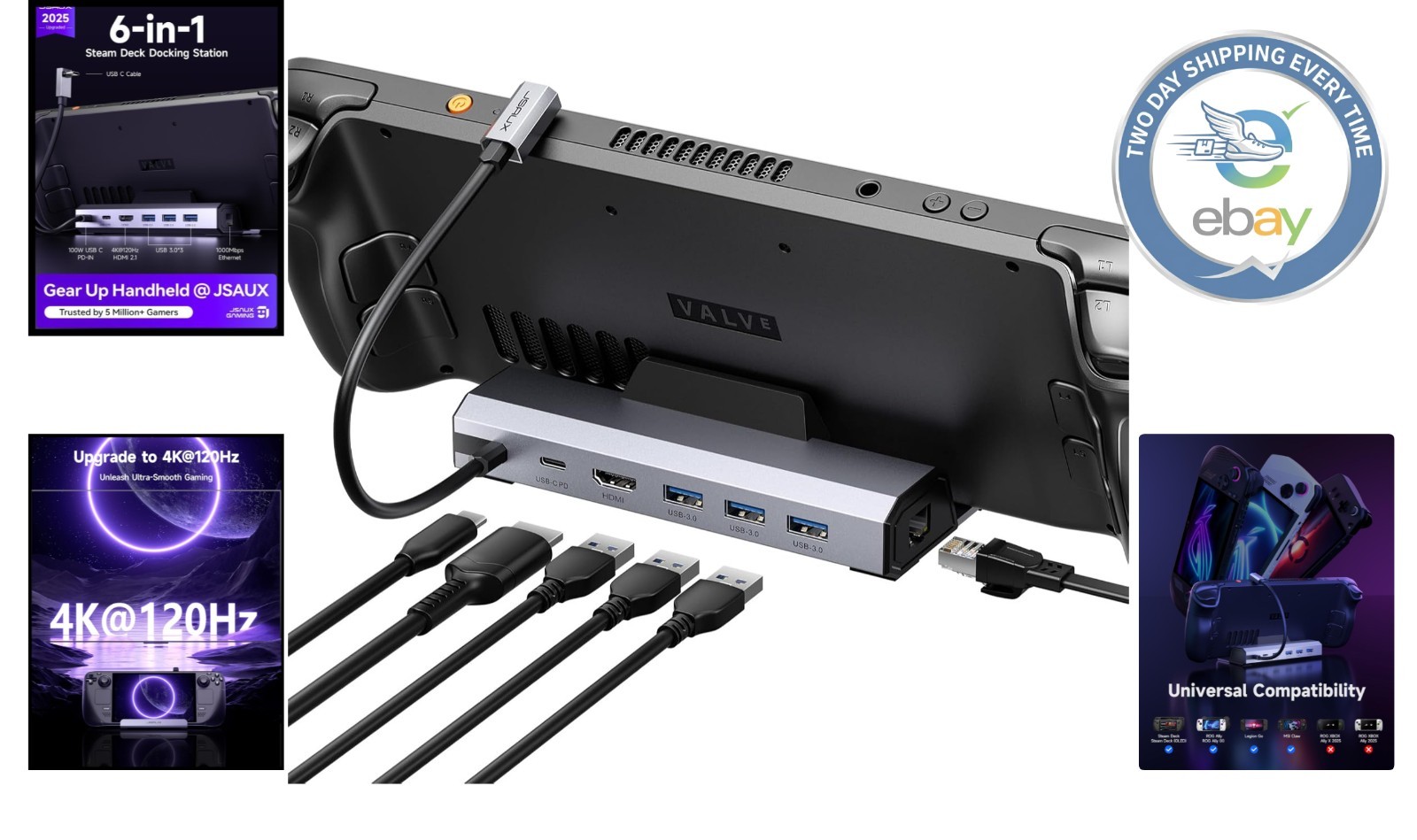 Transform Your Setup: 100W 4K Docking Station with HDMI 2.1 and Gigabit Ethernet