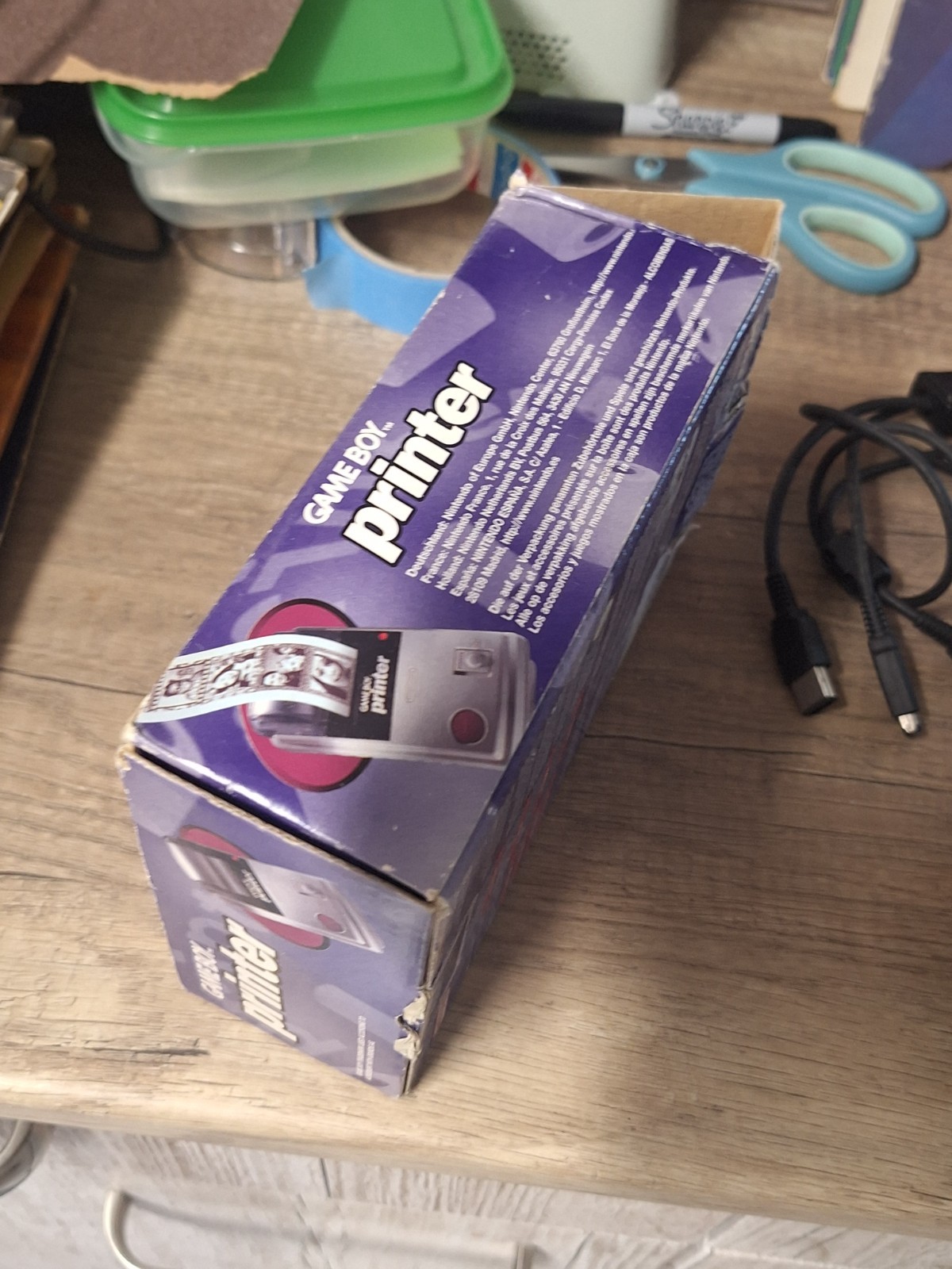 Vintage Nintendo Gameboy printer accessory in original box 1990’s