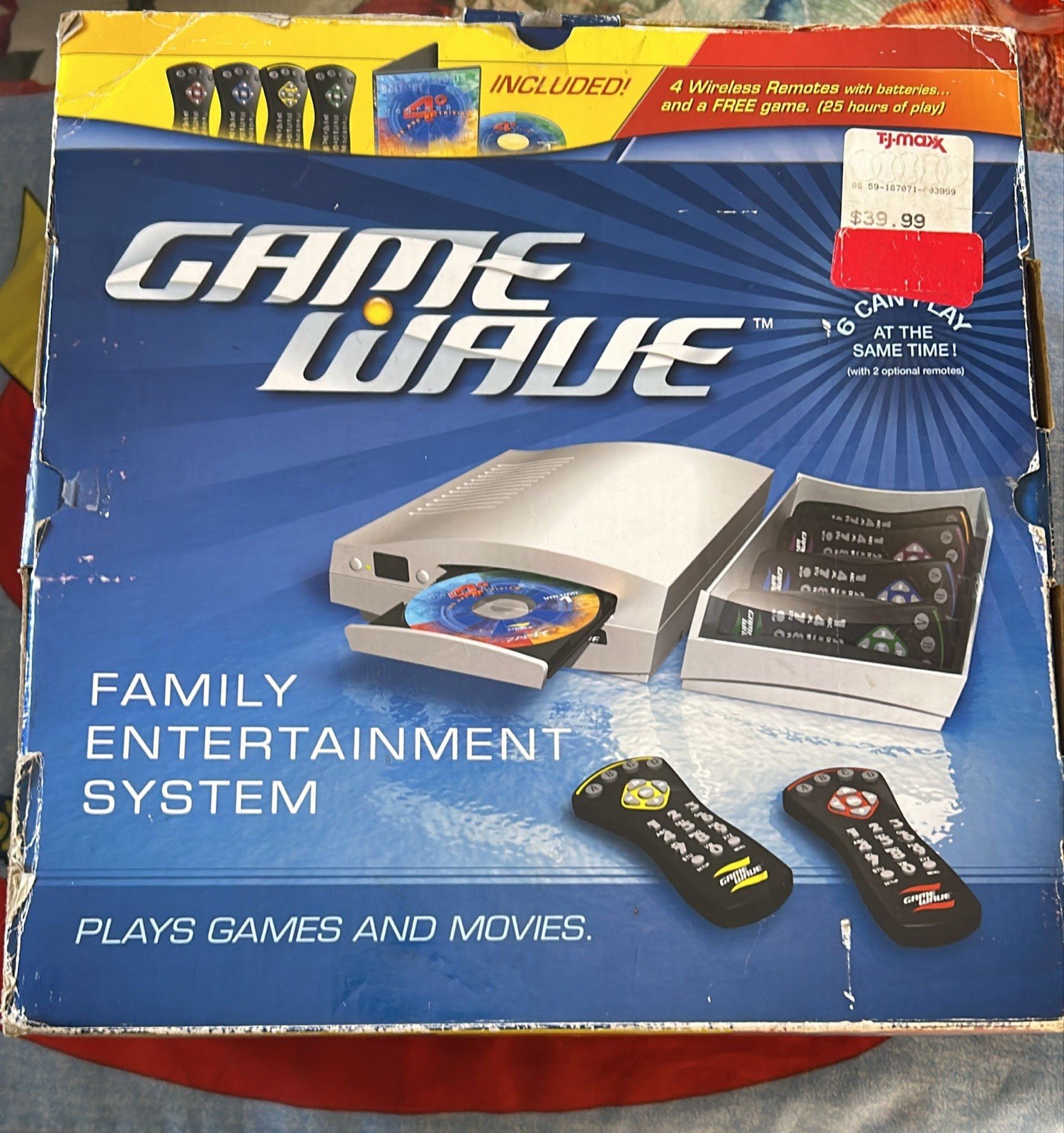 Game Wave Family Entertainment Video Game System ZAPit Console New in Box Rare