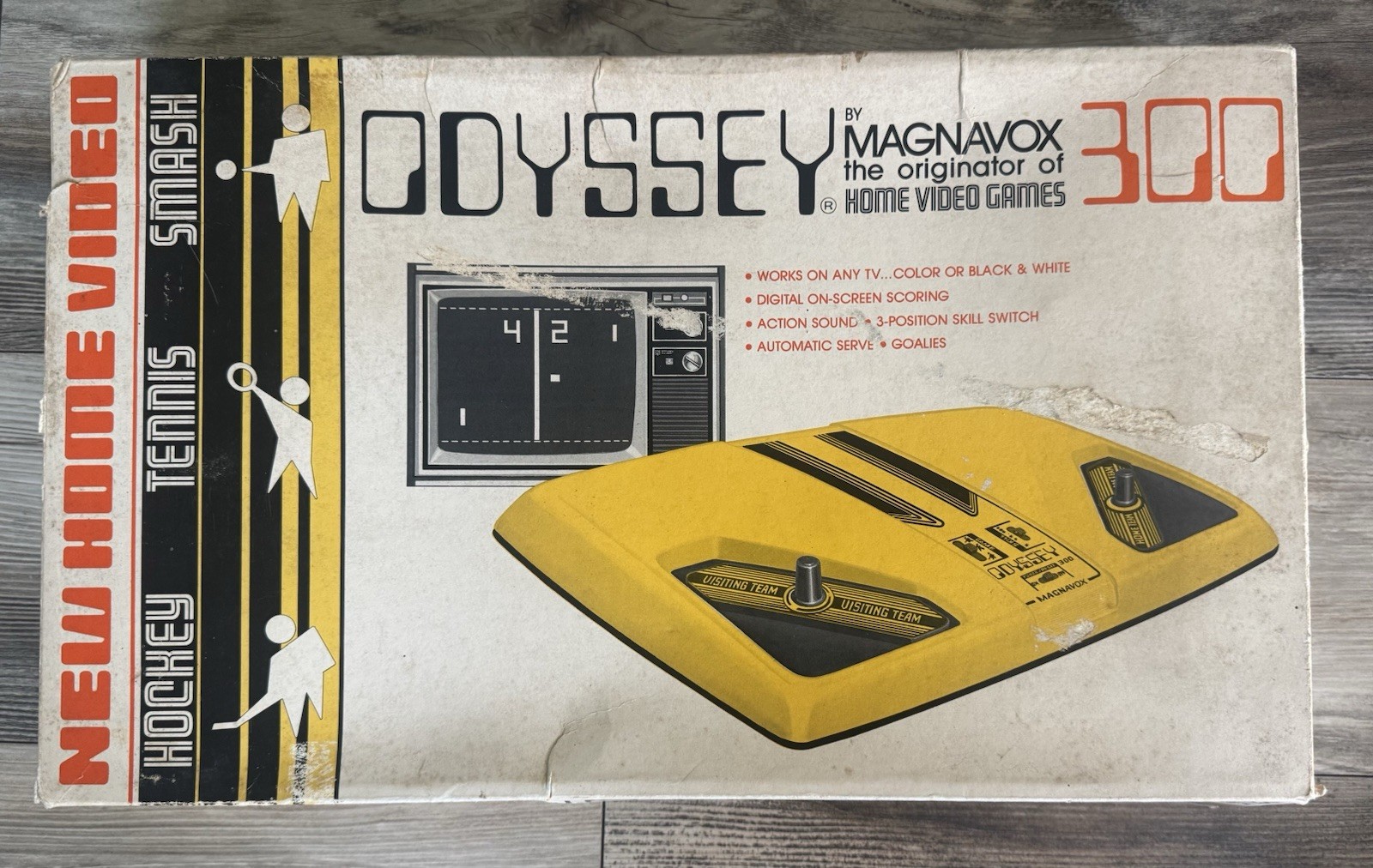 VTG!! 1976 Odyssey 300 Home Video Game System CIB (Magnavox) w/Box 📦 TESTED!!