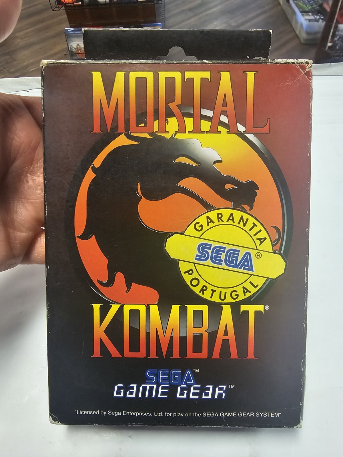 Mortal Kombat – Sega Game Gear – Complete In Box CIB. Sega Portugal Sticker!!