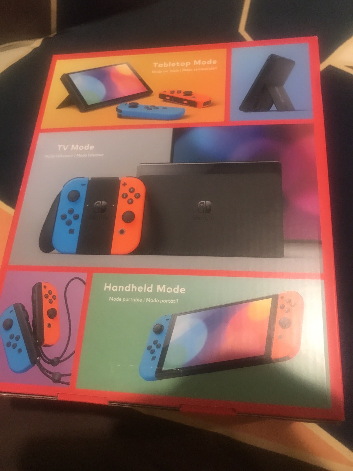 Nintendo Switch OLED Console Red &blue Joy 64 GB Same Day Shipping