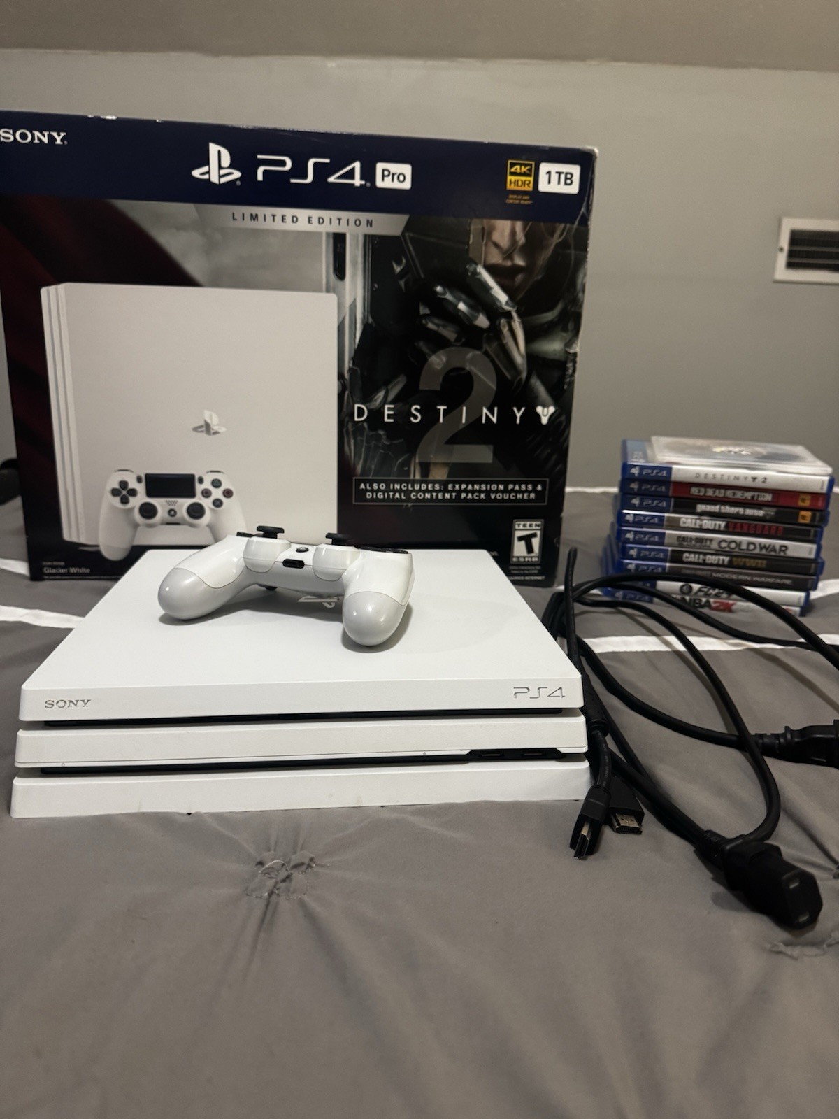 PS4 Pro Destiny 2 Limited Edition Bundle – 10 Games – Boxed – $310 OBO